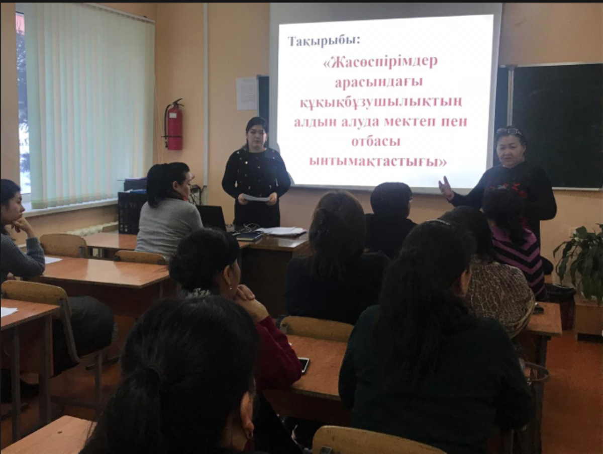 Ата-аналар жиналысы."Құқықбұзушылықтың алдын алудағы мектеп пен отбасы ынтымақтастығы"