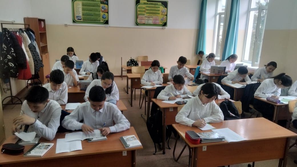 "ҚЫЗЫЛША ЖӘНЕ ОНЫҢ АЛДЫН АЛУ" ТАҚЫРЫБЫНДА ДИКТАНТ ЖАЗДЫ.