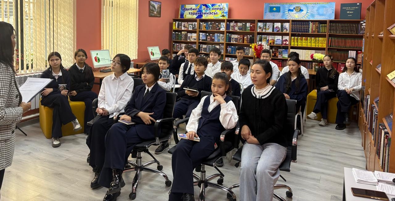 Міржақып Дулатовтың 140 жыл толуына орай «Міржақып Дулатов – Алаш арысы» атты әдеби кешке қатысты.